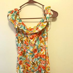 Floral print dress